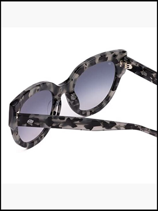 Women\'s Round Oval Acetate Sunglasses UV Protection Retro Festival main image 6